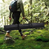 SUNCREAT Hammock Storage Bag Heavy Duty Hammock Cover - 58''L x 9''W - Portable Steel Hammock Stand Carrying Bag, Black SUNCREAT