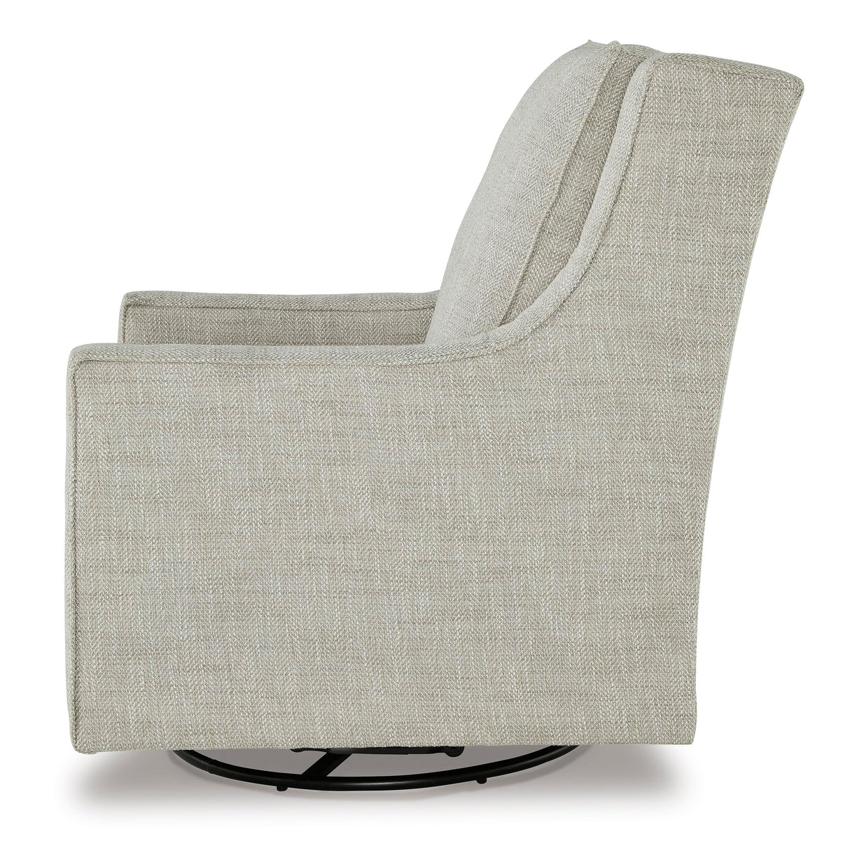 Signature Design by Ashley Kambria Casual Upholstered Swivel Glider Accent Chair, Gray Signature Design by Ashley