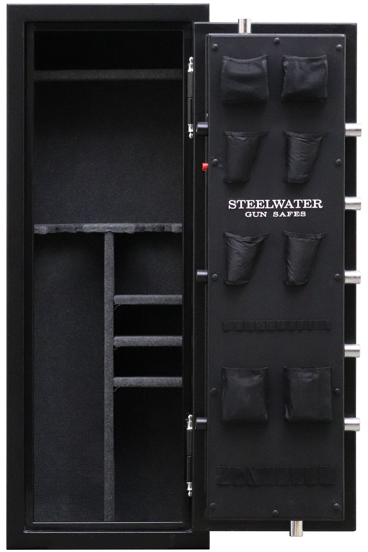 STEELWATER GUN SAFES NEW and IMPROVED Steelwater Heavy Duty 16 Long Gun Fire Protection for 60 Minutes AMSW592216-BLK