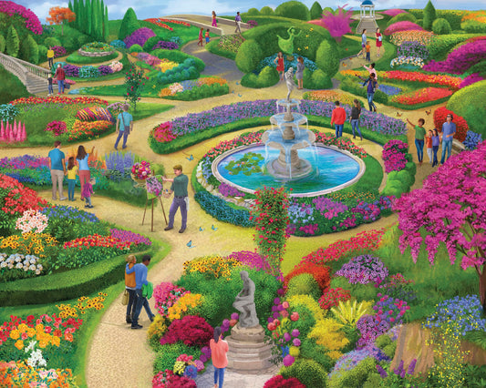 Ceaco - Fantastic Garden - 1000 Oversized Piece Jigsaw Puzzle