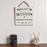 Artblox Personalized Kitchen Signs Custom Wood Sign Printed On Real Pine Wood Kitchen Wall Decor Personalized Gifts For Wife Christmas Gift Ideas Rustic Home Decor Customized Gifts Artblox