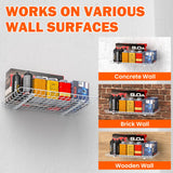 Ultrawall Wall Mounted Storage Shelf, Garage Shelves 24x12 Inch, Metal Shelf Rack, Heavy-Duty Wall Organizer for Closet, Kitchen, Laundry Room 2 Pack, White Ultrawall