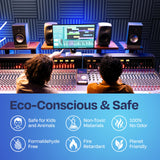 Ekkogo 54-Pack Sound Proof Foam Panels for Walls 12X12X1" Acoustic Panels Wedge Style Sound Panels for Studio and Home Noise Reduction Ekkogo