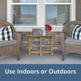 Sorbus Bamboo Shower Stool - Corner Bath Bench - Waterproof Wood Chair for Inside Shower - Bathtub Seat with Shelf for Shaving Legs - Small Corner Step Stool Foot Rest for Bathroom Bamboo Side Table Sorbus