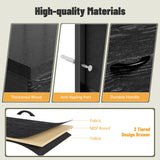 EnHomee Tall Dresser for Bedroom with 12 Drawer Dressers & Chests of Drawers for Closet with Charging Station & LED Lights & Mesh Door Sturdy Black Dresser with Wooden Top and Metal Frame EnHomee