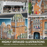 Wrebbit3D Le Château Frontenac 3D Puzzle for Teens and Adults | 865 Real Jigsaw Puzzle Pieces | Not Just an Ordinary Model Kit for Adults for Man and Woman Wrebbit3D