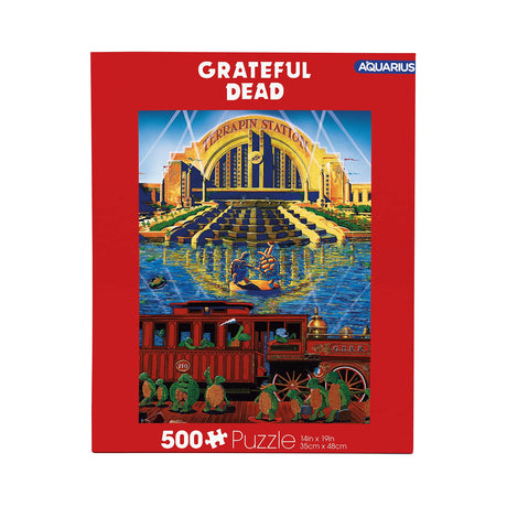 AQUARIUS Grateful Dead Puzzle (500 Piece Jigsaw Puzzle) - Glare Free - Precision Fit - Officially Licensed Grateful Dead Merchandise & Collectibles - 14x19 Inches AQUARIUS