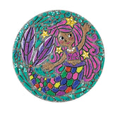 MindWare Paint Your Own Stepping Stone: Mermaid - Weather Resistant Cement, PYO Stepping Stones Kits for Kids Includes Paint, Brushes and Instructions MindWare