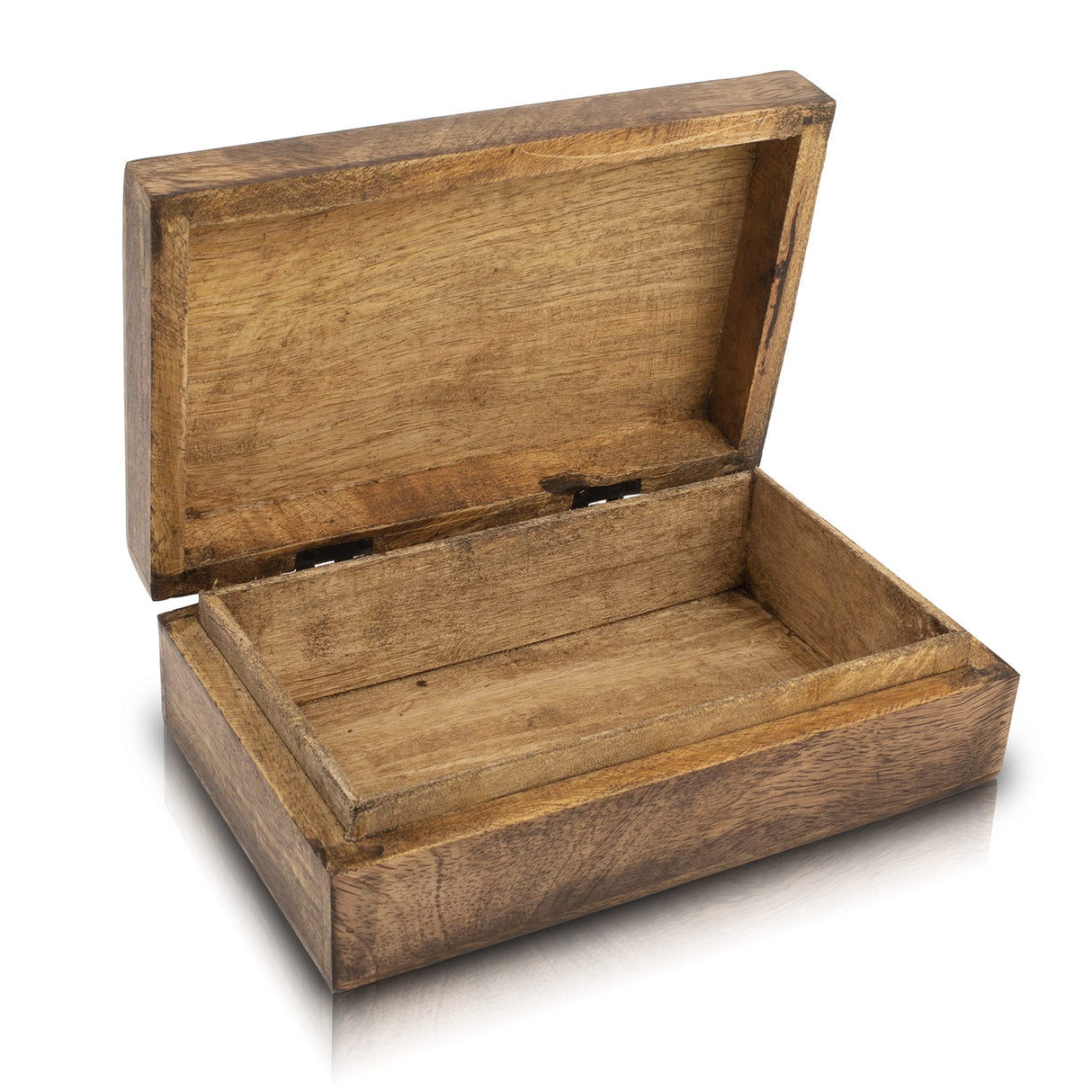 Great Birthday Gift Handmade Decorative Wooden Jewelry Box Tree Of Life Carving Jewelry Organizer Keepsake Box Treasure Chest Trinket Holder Watch Box Storage Lock Box 8 x 5 Inch Housewarming Gift The Great Indian Bazaar