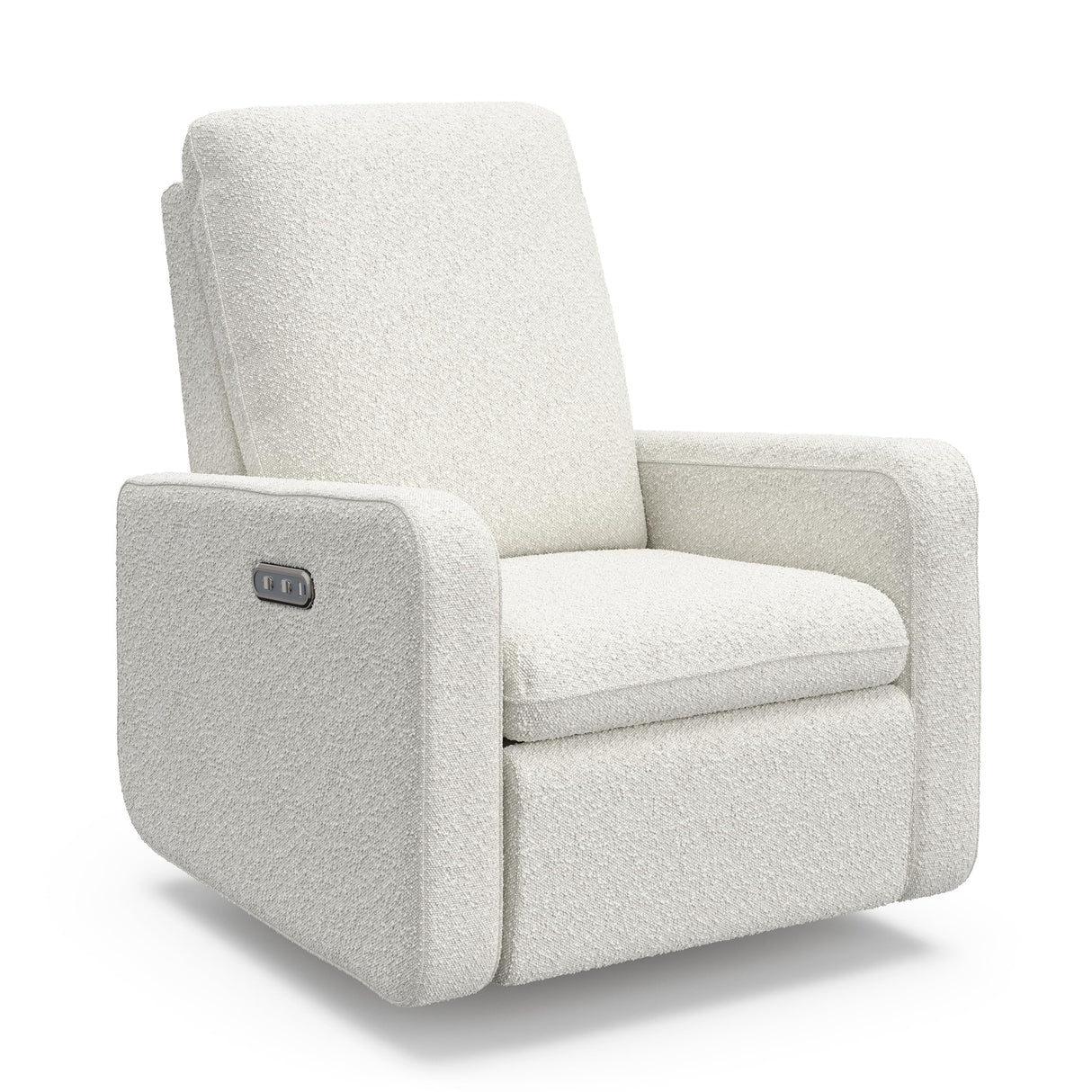 Graco Teddi Power Recliner Swivel Glider (Ivory Boucle) – Electronic Power Recline, USB-A & USB-C Charger, Premium Cushioning & Comfort Graco