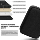 Zannaki Big Capacity Storage Pouch Marker Pen Pencil Case Simple Stationery Bag Box Art Tool & Sketch Storage Boxes for Bullet Journal Middle High School Office College Student Girl Women Adult Teen Zannaki