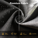 ovios 8-Piece Wicker Patio Furniture Set with Ottoman, Conversation Set with Water Resistant Thick Cushions, Outdoor Sectional Sofa for Outside Patio Balcony (Grey) ovios