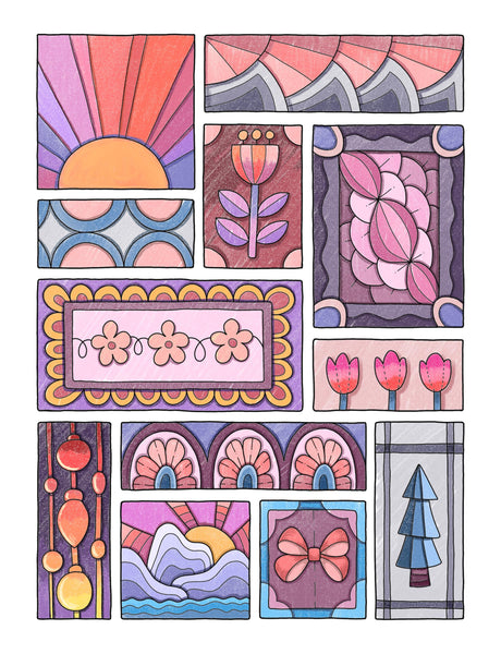 Mindfulness Patterns: Coloring Book with Creative Pattern Designs for Stress Relief and Relaxation Vivi Tinta