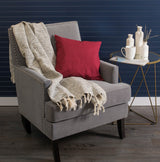 DII Rustic Farmhouse Throw Blanket with Decorative Tassels, Use for Chair, Couch, Bed, Picnic, Camping, Beach, & Just Staying Cozy at Home (50 x 60), Variegated Black DII