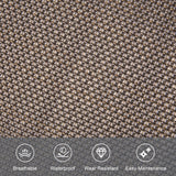 mansion home Lounge Chair, Outdoor Chaise Lounge with Detachable Pillow for Patio, Lawn, Pool, Outdoor Lounge Chairs, Brown mansion home