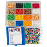 Perler Nintendo Super Mario Fused Bead Kit, 4,385 Pieces, 8 Patterns, Includes Pegboard & Ironing Paper, Create Mario, Luigi, Yoshi & More Perler