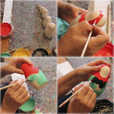 Unpainted Nesting Dolls - DIY 7 Matryoshka Nesting Dolls Blank - DIY Unfinished Blank Doll for Paint Gifts - Make Your Own Doll MATRYOSHKA&HANDICRAFT