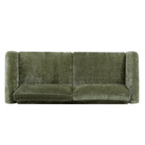 Christopher Knight Home Taki 89 Inches Sofa Couch, Cozy Chenille Upholstered 3-Seater Sofa, Wood Frame Couches, Comfy Home Sofa Living Room and Office, Lounge Seating with Armrests, Olive Green Christopher Knight Home
