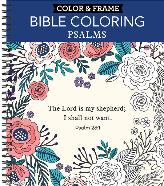 Color & Frame - Bible Coloring: Psalms (Adult Coloring Book)