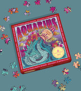 SANTORO Zodiax - 1000 Piece Jigsaw Puzzle - Aquarius - Fun Birthday Gift For Kids, Adults | Astrology Gifts for Women and Men | Zodiac Horoscope Puzzle SANTORO