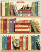 Cavallini 1000 Piece Puzzle, Library Books (PZL/Book) Cavallini