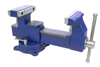 Yost Vises 855-D2 Industrial Grade Reversible Vise, 5.5", Blue - WoodArtSupply