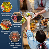 Kona Mesh Grill Mats for Outdoor Grill - Nonstick BBQ Grill Mat & Smoker Mat | The Revolutionary BBQ Net Grilling Mats for The Ultimate Grilling Experience, Set of 2, 16 x 13 Kona