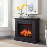 LegendFlame® Madison Electric Fireplace with 32.5" Mantel Surround and Jaden 23" Insert, Espresso Oak Finish Legend Flame