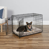 MidWest Homes for Pets Newly Enhanced Double Door iCrate Dog Crate, Includes Leak-Proof Pan, Floor Protecting Feet, Divider Panel & New Patented Features MidWest Homes for Pets