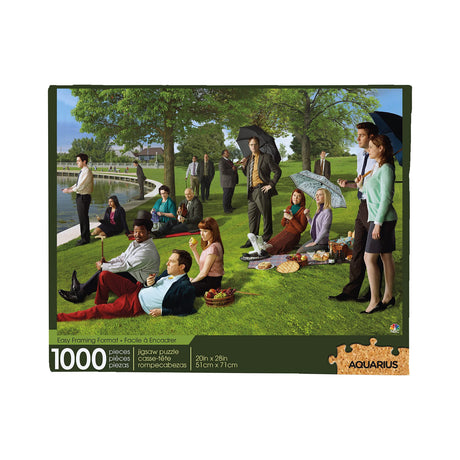 AQUARIUS The Office Sunday Afternoon Puzzle (1000 Piece Jigsaw Puzzle) - Glare Free - Precision Fit - Officially Licensed The Office Merchandise & Collectibles - 20x28 In AQUARIUS