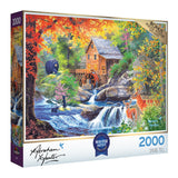 RoseArt - Abraham Hunter - Spring Mill - 2000 Piece Jigsaw Puzzle for Adults RoseArt