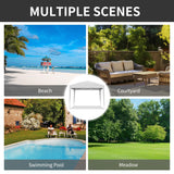 GDY 10'x10' Pop Up Canopy Tent, Outdoor Canopy Tent, Commercial Instant Gazebos, Portable Shelter Canopies, for Patio/Outdoor/Wedding Parties and Events, (White) GDY