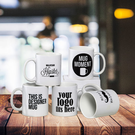 TANGLONG Sublimation Mugs Sublimation Mugs Blank Tazas Para Sublimacion White Ceramic Sublimation Cups Bulk Mugs for Coffee Tea Latte Hot Cocoa 11 oz Set of 12 TANGLONG
