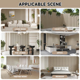 POHARE 4 Pack Wood Slat Wall Wood Paneling,95 x 8 in Soundpoof Wooden Engineered Wood Slat Wall Panels,Stylish Acoustic Wall Panels for Interior Wall Decor with Felt Backing,Natural POHARE