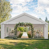 YITAHOME 20x40 ft Party Tent Outdoor Wedding Event Shelters Heavy Duty Upgraded Galvanized Canopy with Large White Roof, Removable Sidewalls YITAHOME