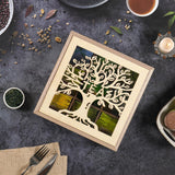 handrong Tea Box Organizer,Wood Teas Bag Holder,Tea Organizers and Storage,Tea Organizer for Teas Bags Coffee Packet for Home Kitchen Office handrong