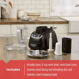 BLACK+DECKER FP1600B 8-Cup Food Processor with Stainless Steel Blade, Black BLACK+DECKER
