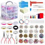 Jewelry Making Kit, 1960 pcs, Supplies Includes Beads, Instructions, Findings, Wire for Bracelet, Necklace, Earrings Making Kit for Adults by Inscraft INSCRAFT