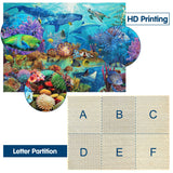 Becko US Puzzles for Adults Jigsaw Puzzles 500 Pieces Puzzles for Kids and Adults - Undersea World Underwater Paradise Ocean Scene Becko US