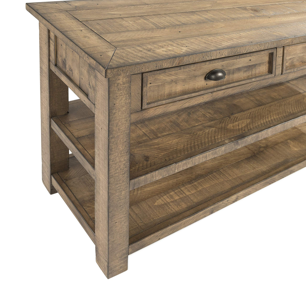 Martin Svensson Home Monterey Solid Wood Sofa Console Table - Reclaimed Natural Finish - Modern Farmhouse - Entryway Table with Two Spacious Drawers Martin Svensson Home