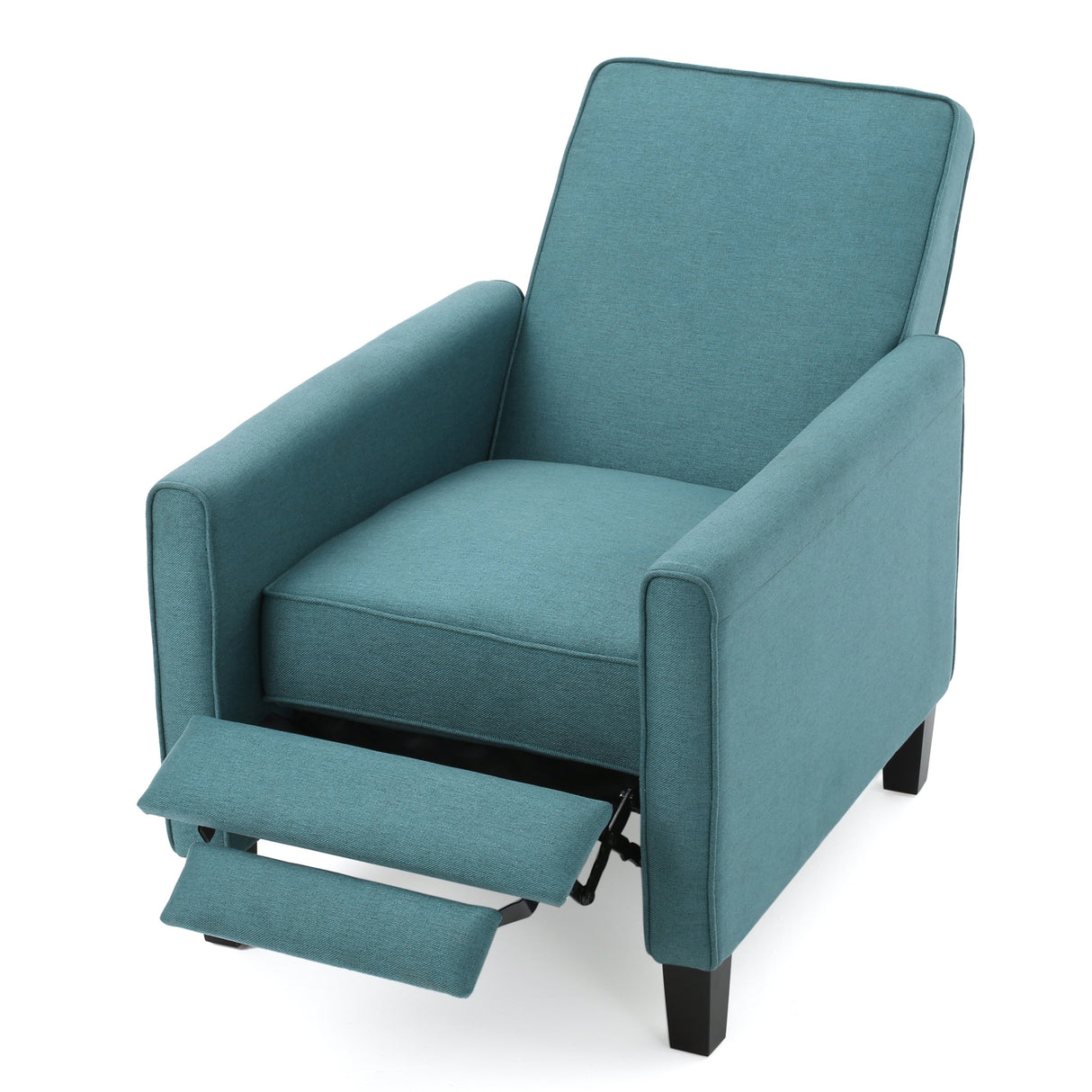 Christopher Knight Home Darvis Fabric Recliner Club Chair, Dark Teal 26.75D x 34W x 36.25H in GDFStudio