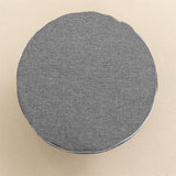 AbunHeri Outdoor Ottoman Outdoor Ottomans for Patio 19x12 Inches Modern Lightweight Foam Stuffed Pouf Outdoor Footstool Footrest Foot Stool Waterproof (Gray) AbunHeri