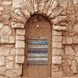 Yookeer Christian Wall Art Office Inspirational Wooden Bible Verses Bedroom Scripture Wall Art Meditation Inspirational Hanging Wood Sign for Kitchen Living Room(Brown,English Style) Yookeer