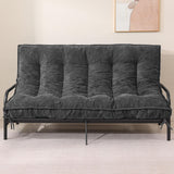 cidludto 8 Inch Queen Size Futon Mattress, Extra Thick Futon Sofa Bed Upgraded Japanese Floor Mattress Queen Floor Futons Mattresses with Tie Foldable Japanese Futon Mattress 8", Grey cidludto