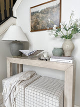 Plank+Beam Modern Solid Wood Console Table, 46.25 Inch, Sofa Table, Narrow Entryway Table for Hallway, Behind The Couch, Living Room, Foyer, Easy Plank+Beam