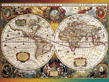 Buffalo Games - World Map, Circa 1630-750 Piece Jigsaw Puzzle for Adults -Challenging Puzzle Perfect for Game Nights - Finished Size is 24.00 x 18.00 Buffalo Games