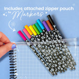 Fashion Angels Fashion & Accessory Design Sketch Set, Includes Sketch Pad with Stickers & Markers, Ultimate Fashion Design Sketch Book for Girls Fashion Angels