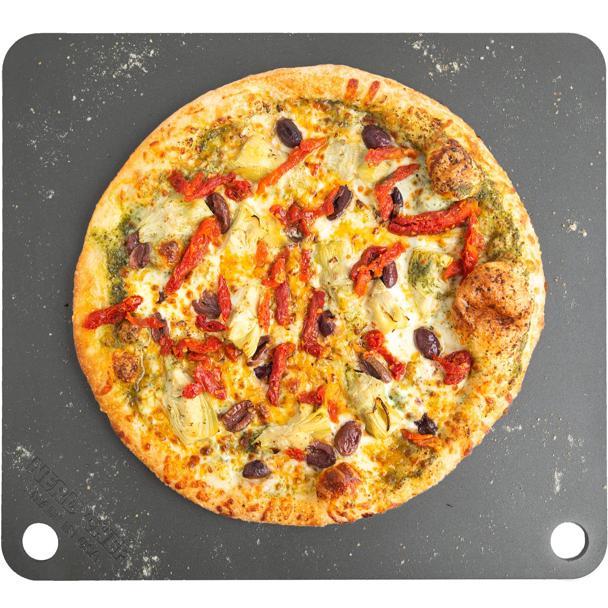 NerdChef Steel Stone - High Performance Pizza Baking