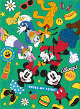 Ceaco - Disney - Mickey and Friends - Mickey Party of Six - Glow in The Dark -100 Piece Jigsaw Puzzle Ceaco