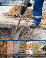 SDS Max Clay Spade, Firecore 4-1/2 In. x 17 In. Steel Drill Shovel Bit for SDS Max Rotary Hammer Electric Jackhammer, for Digging in Gardening, Backyard Landscaping on Clay Gravel Soil Adobe Sandstone Firecore